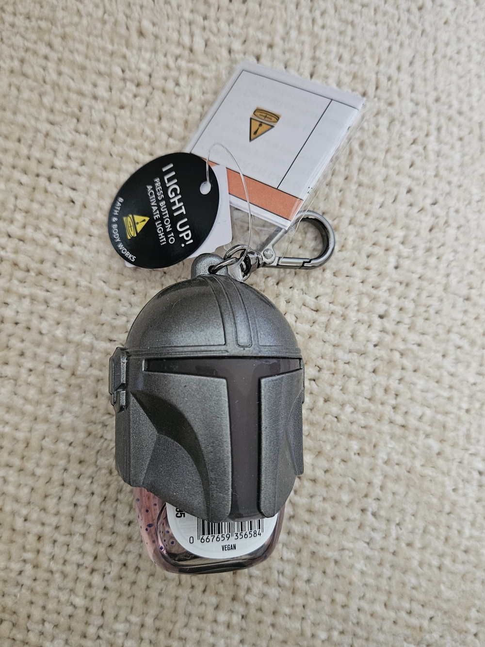 Bath & Body Works Star Wars Mandalorian Helmet Pocket Bac Holder. *** 2pcs